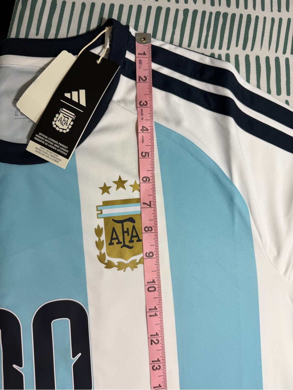 Adidas Argentina Lionel Messi #10 Home Jersey Men’s XL NWT Slim Fit - Picture 9 of 10